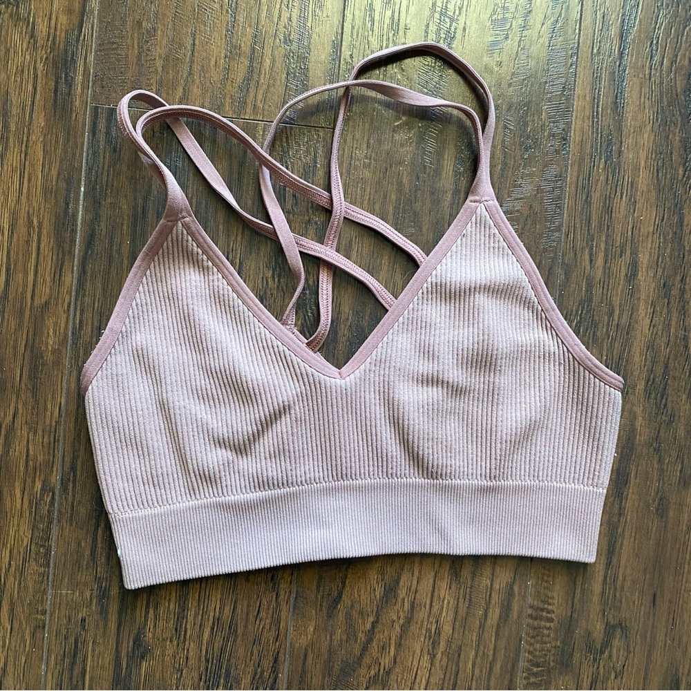 Aerie Real Good Mauve Bralette